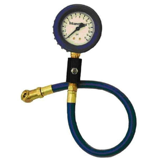 Tool 360068 Deluxe Glow-In-The-Dark Air Pressure Gauge 2.5 in. - 0-15 PSI x 0.50 in. PSI Increments TO3630763